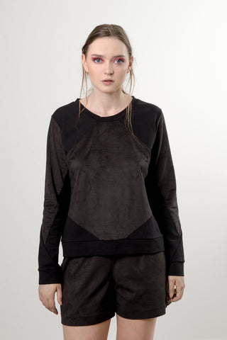 BLUSH HEXAGON SWEATER