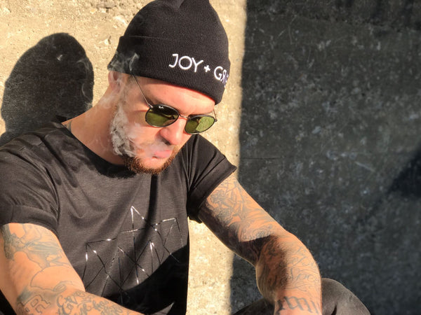 LOGO BEANIE BLACK