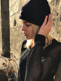 RIIKKA KK SIGN BEANIE BLACK